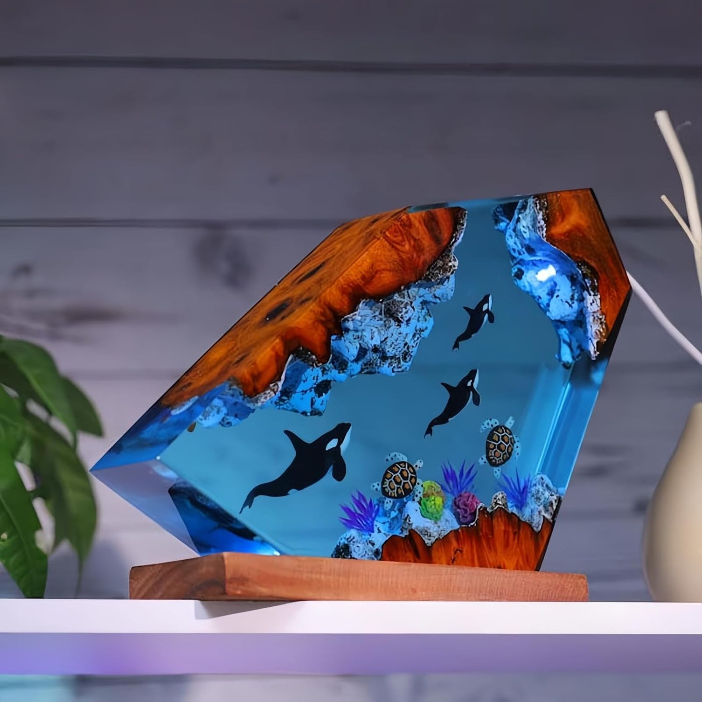 Lampe La chasse des Orcques