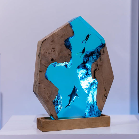 Lampe La fuite des plongeurs