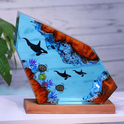 Lampe La chasse des Orcques